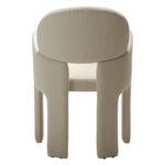 Oblazinjen jedilni stol Aole Beige 11