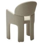 Oblazinjen jedilni stol Aole Beige 9