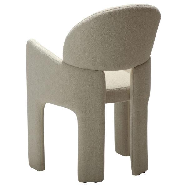 Oblazinjen jedilni stol Aole Beige - slika 5