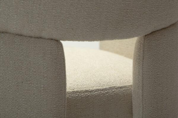 Oblazinjen jedilni stol Aole Beige - slika 8
