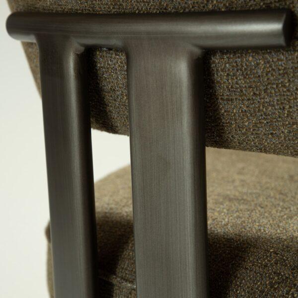 Oblazinjen jedilni stol Duct II Dark Olive - slika 8