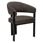 Oblazinjen jedilni stol Duct II Brown 3