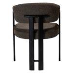 Oblazinjen jedilni stol Duct II Brown 9