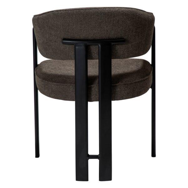 Oblazinjen jedilni stol Duct II Brown - slika 5
