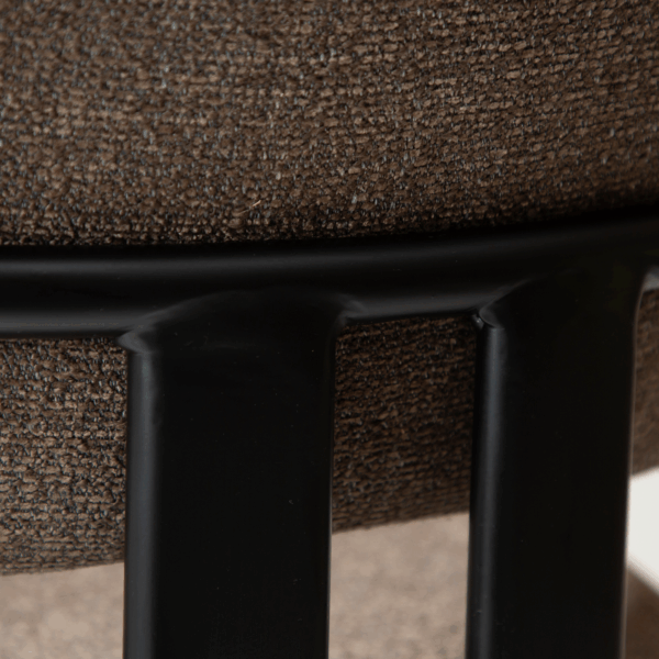 Oblazinjen jedilni stol Duct II Brown - slika 8