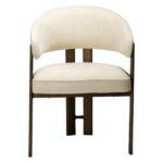 Oblazinjen jedilni stol Duct II Beige 5