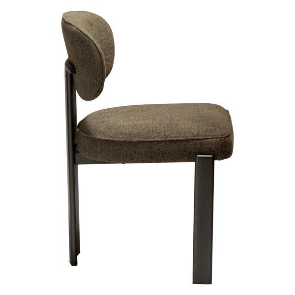 Oblazinjen jedilni stol Duct I Dark Olive - slika 4