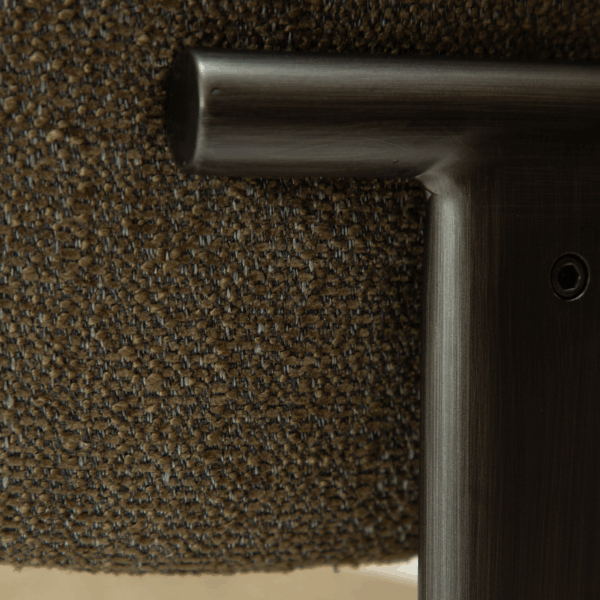 Oblazinjen jedilni stol Duct I Dark Olive - slika 7