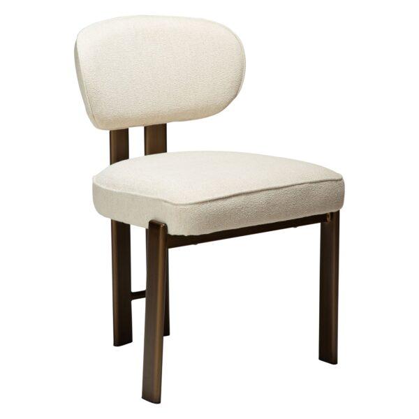 Oblazinjen jedilni stol Duct I Beige - slika 2