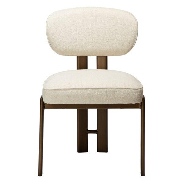 Oblazinjen jedilni stol Duct I Beige - slika 3