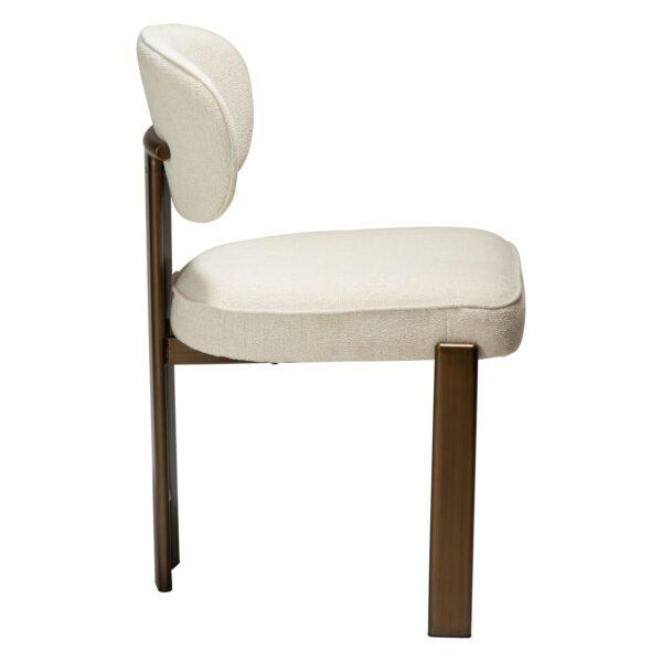 Oblazinjen jedilni stol Duct I Beige - slika 4