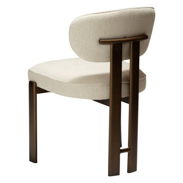 Oblazinjen jedilni stol Duct I Beige - slika 6