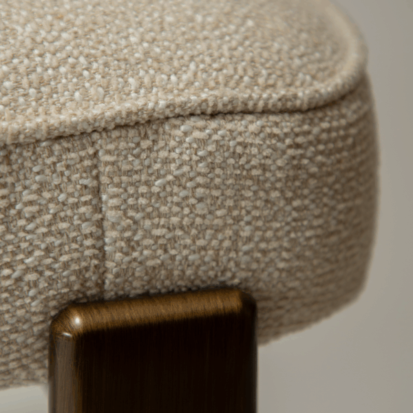 Oblazinjen jedilni stol Duct I Beige - slika 9