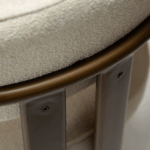 Oblazinjen jedilni stol Duct I Beige 13