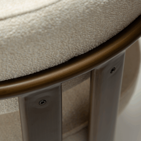 Oblazinjen jedilni stol Duct I Beige - slika 7