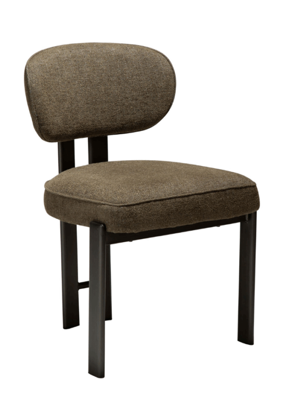 Oblazinjen jedilni stol Duct I Dark Olive