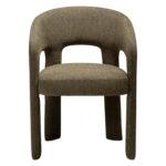 Oblazinjen jedilni stol Splendor Dark Olive 5