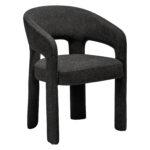 Oblazinjen jedilni stol Splendor Black 3