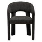 Oblazinjen jedilni stol Splendor Black 5