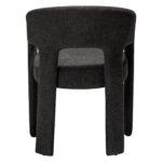 Oblazinjen jedilni stol Splendor Black 7