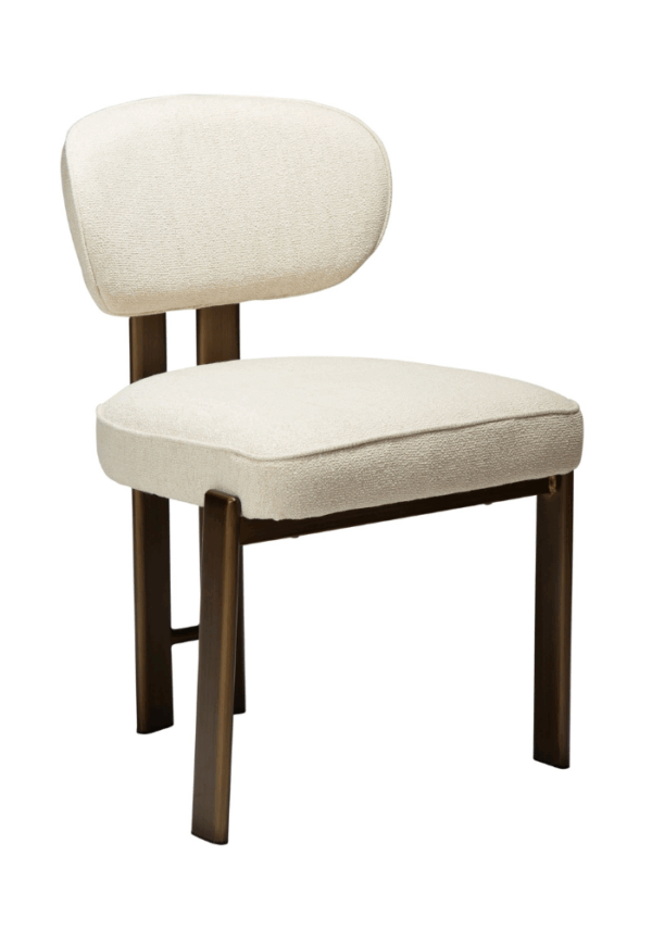 Oblazinjen jedilni stol Duct I Beige