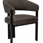 Oblazinjen jedilni stol Duct II Brown 1