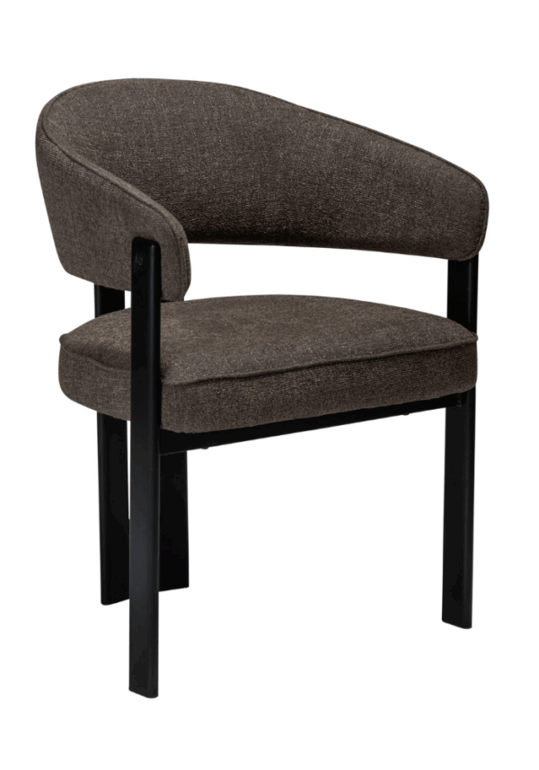 Oblazinjen jedilni stol Duct II Brown