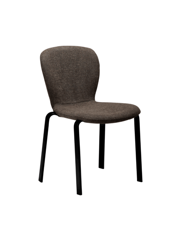 Oblazinjen jedilni stol Heap Brown