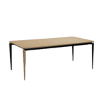 Lesena jedilna miza Edge Oak 1