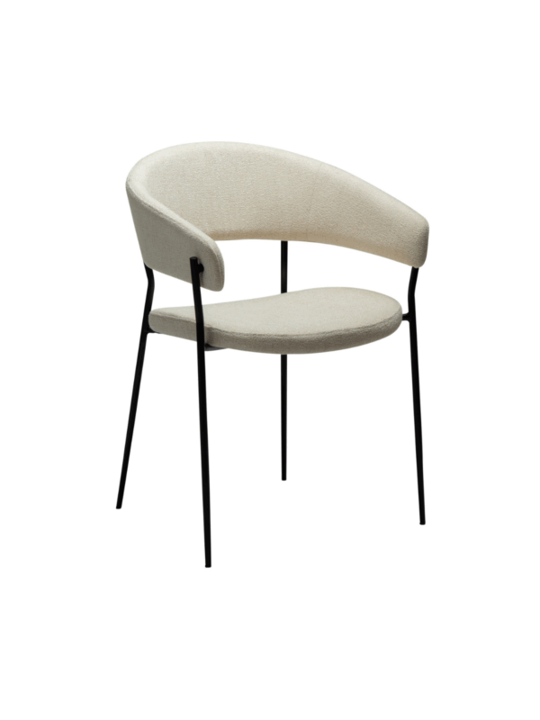 Oblazinjen jedilni stol Reboot Beige 1