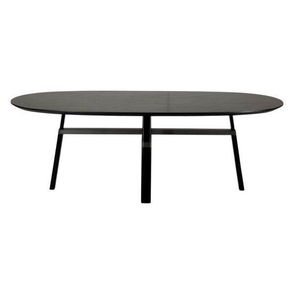 Lesena jedilna miza Cross Black 3