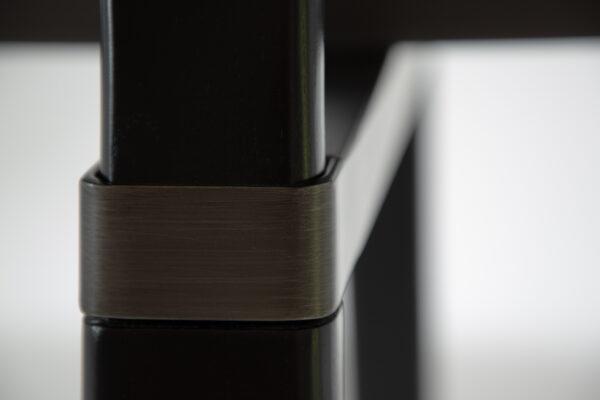Lesena jedilna miza Cross Black 13