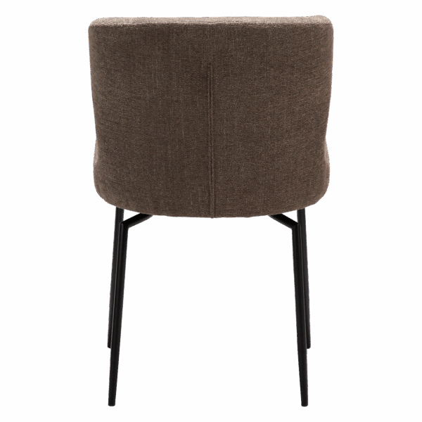 Oblazinjen jedilni stol Glam Brown Swivel 7