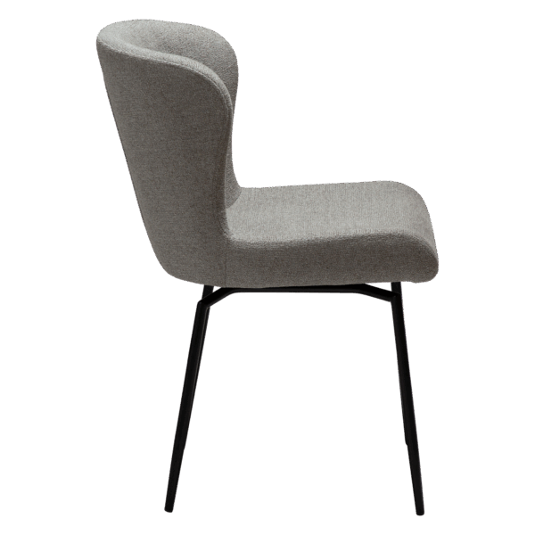 Oblazinjen jedilni stol Glam Light Grey Swivel 7