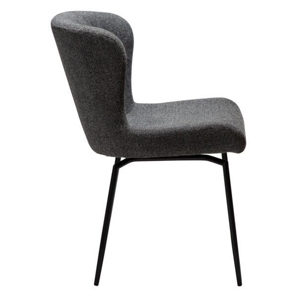 Oblazinjen jedilni stol Glam Grey Swivel 9