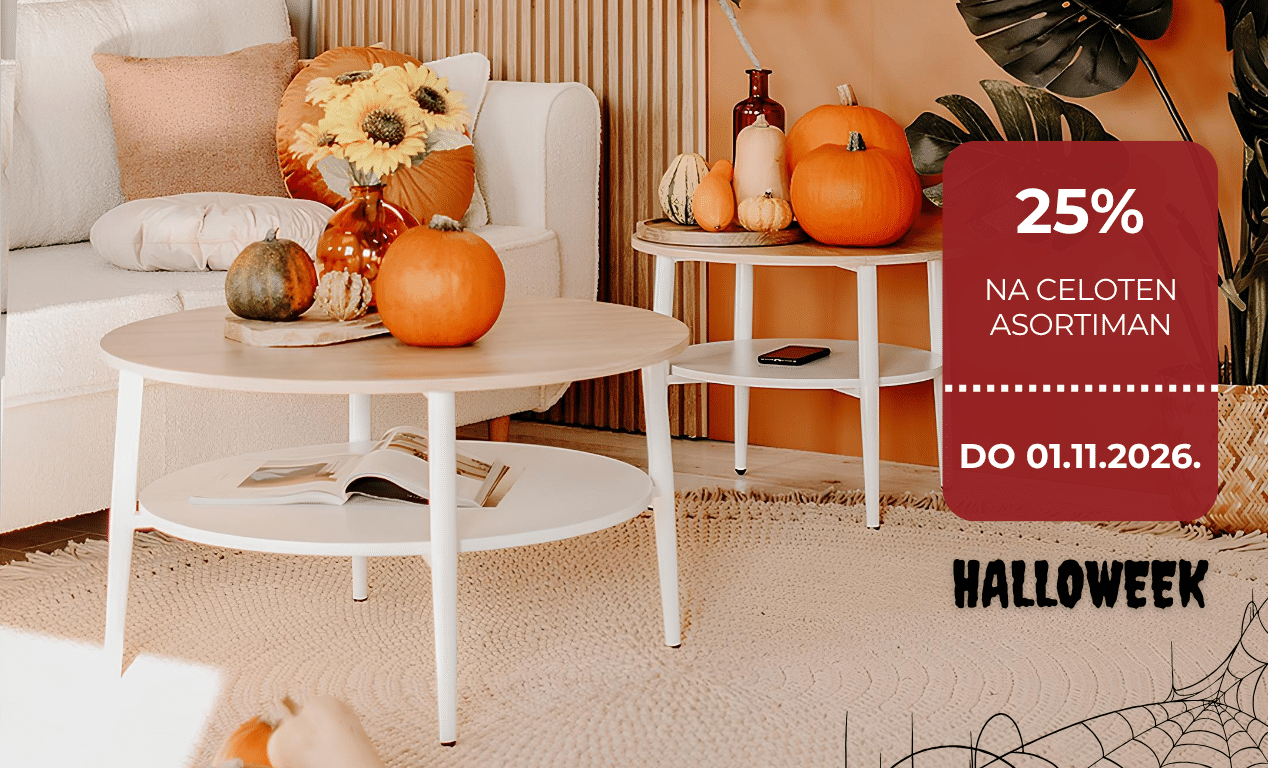 Halloweek - 25% na vse
